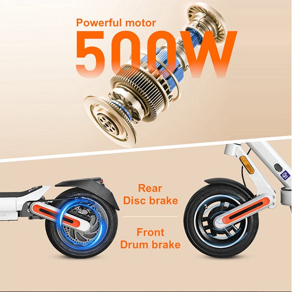 KEPOW E12 Elektrische Step – 500W, 48V/10Ah