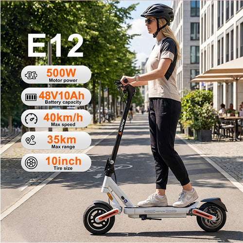 KEPOW E12 Elektrische Step – 500W, 48V/10Ah